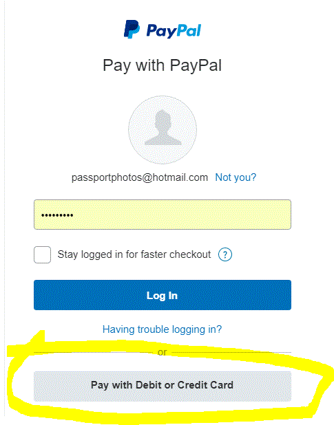 Passport Paypal